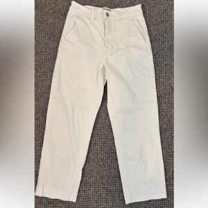 Everlane - The Utility Straight Leg Pant - Bone - Size 6